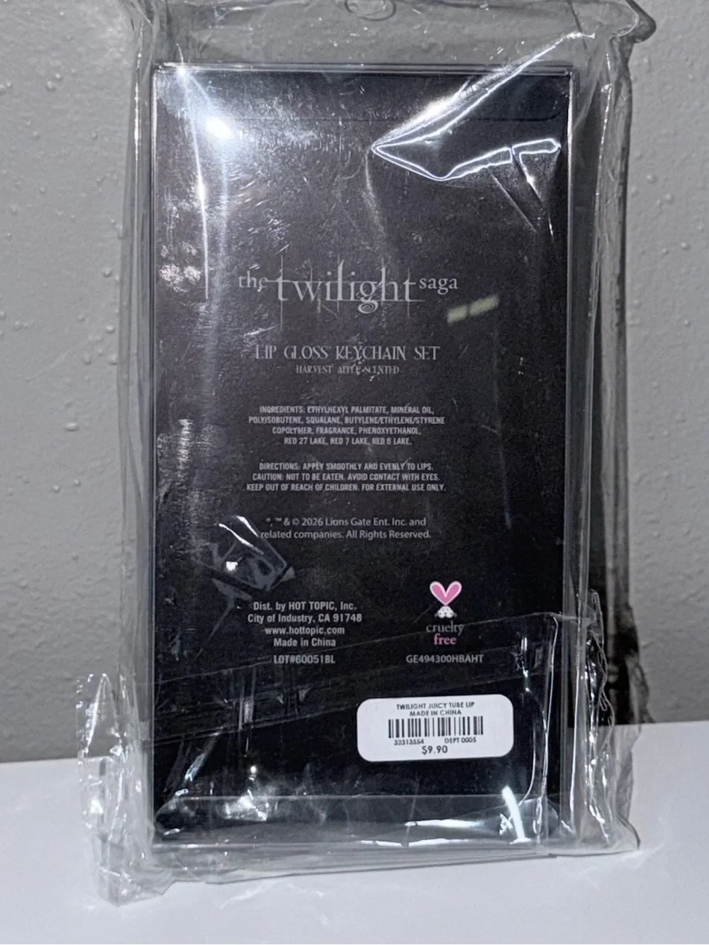 Twilight Lip Gloss Keychain - Red